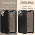Dark Leopard Crossed Arrows Initials iPhone Case